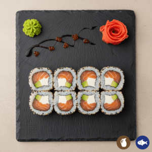070.Cheese salmón roll(8P)