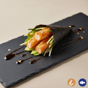 061.Carunch salmón skin Temaki